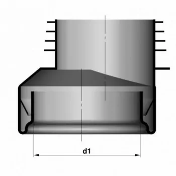 Guarizione WC prolungata ø101±5 F04GW1021 - Guarnizioni / O-Ring