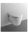 CONNECT wc sospeso con sedile bianco europa E715901 - Vasi WC