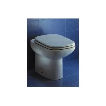 RIO sedile legno plastificato bianco con cerniere inox J101300 - Sedili per WC