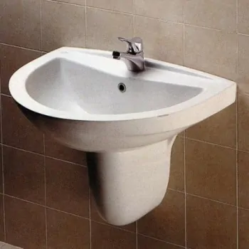 TESI CLASSIC semicolonna per lavabo bianco europa T409401 - Lavabi e colonne