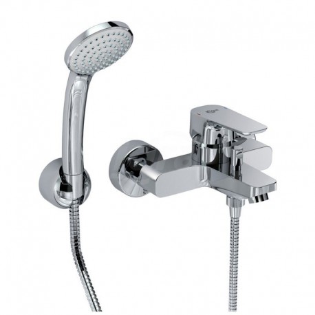 CERAPLAN III Miscelatore rubinetto monocomando esterno vasca / doccia con set doccia CR B0719AA