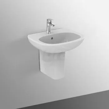 TESI lavabo con foro 60x47 bianco europa T351401 - Lavabi e colonne