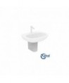 TESI semicolonna X lavabo bianco europa T351801 - Lavabi e colonne