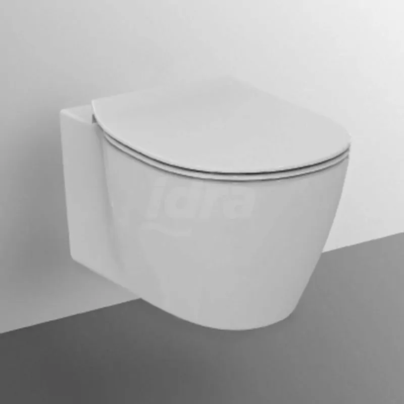 CONNECT wc sospeso + Aquablade + sedile slim bianco europa E048301 - Vasi WC