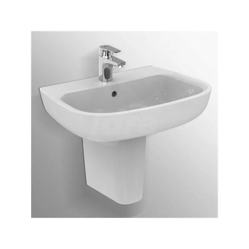 ESEDRA lavabo 65X47 bianco europa 1F TP SCT T279701 - Lavabi e colonne