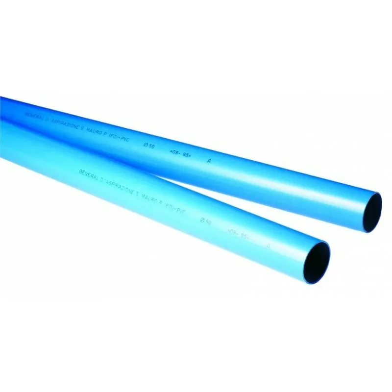 Tubo PVC GDA ø50mm BLU PIIP/C (prezzo a metro - minimo vendibile 2 metri) 0701026 - Aspirapolvere centralizzati