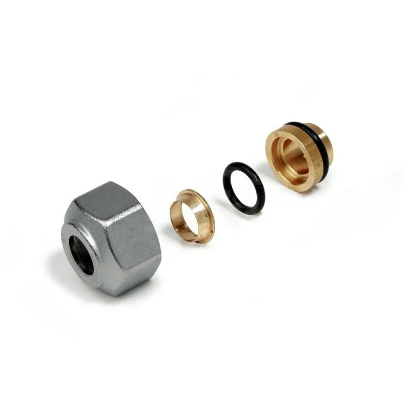 R178 raccordo adattatore per tubo rame ø18x10mm R178X031 - Mecc. con O-Ring/rond./anello