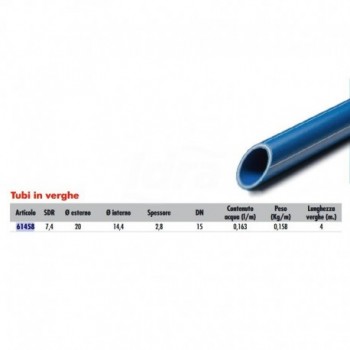 Faser fiber-cond tubi pluristrato fibrorinforzati in PP-R 61458 - Multistrato