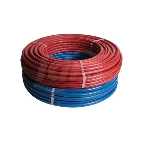 ISO9 tubo multistrato ricestimnento rosso ø26x3mm rotolo 50m 50-ISO9-26-RO