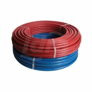 ISO9 tubo multistrato rivestimento rosso ø32x3mm rotolo 25m 25-ISO9-32-RO - Multistrato
