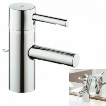 ESSENCE Miscelatore rubinetto monocomando per lavabo con cartuccia a dischi ceramici da 35mm 33532000 - Per lavabi
