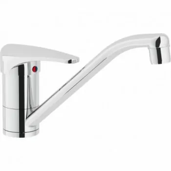DISCO Miscelatore rubinetto monocomando lavello CANNA H.125mm cr DI25113/1CR - Per lavelli