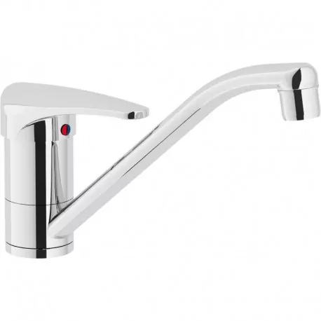 DISCO Miscelatore rubinetto monocomando lavello CANNA H.125mm cr DI25113/1CR