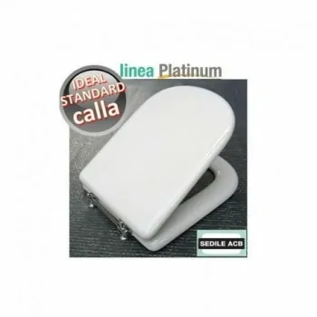 Platinum Sedile wc Ids Calla Bianco Europa BSFORAIS05 - Sedili per WC