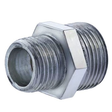 245-z nipple riduzione acciaio zincato ø1.1/2"x1"mm 0245Z01121000 - Tappi/Riduzioni per radiatori