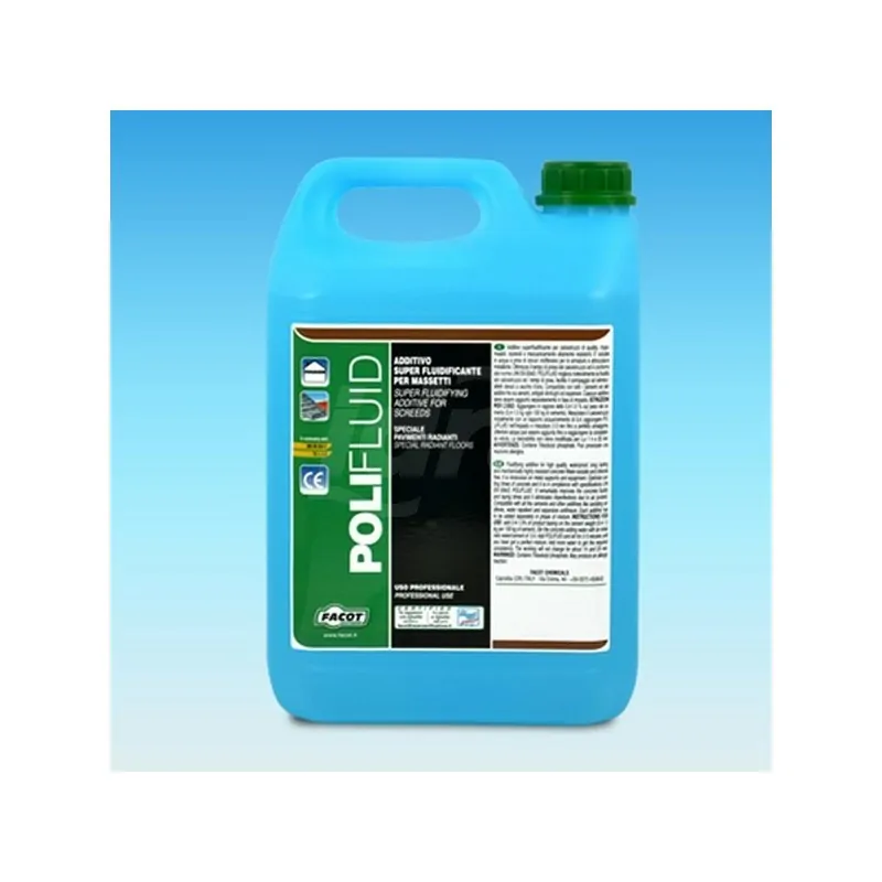 POLIFLUID Additivo superfluidificante per massetti. Tanica 25 kg POLIFLUK025 - Additivi / Solventi/Vernici
