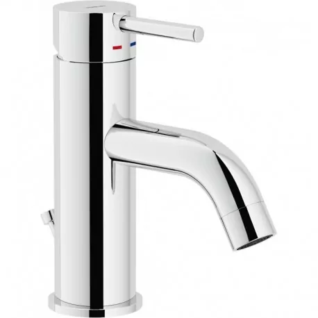 LIVE Miscelatore rubinetto monocomando lavabo scarico ø1.1/4" cr LV00118/1CR