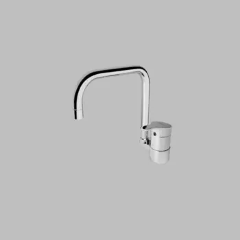 Base NEW Miscelatore rubinetto monocomando lavello H.18,2 CR B8606AA - Per lavelli
