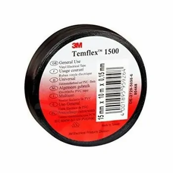 TEMFLEX 1500 - NERO 19X25X0,15 NASTRO PV 3MI7100035432 - Materiale Elettrico