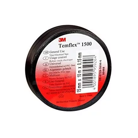 TEMFLEX 1500 - NERO 19X25X0,15 NASTRO PV 3MI7100035432