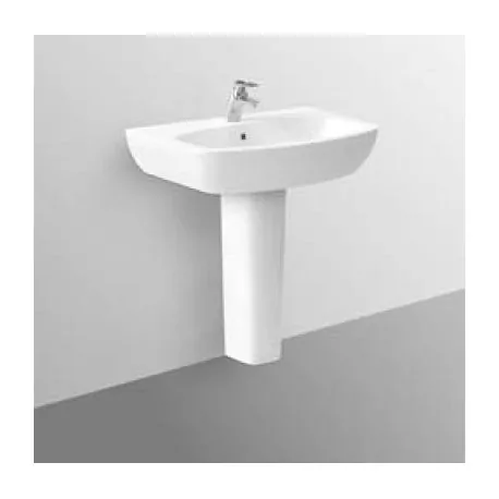 TESI DESIGN lavabo con foro 60x48 bianco europa T057101