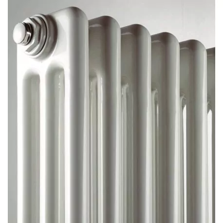 COMBY 2/600 Radiatore tubolare 2 colonne H.592 bianco (elemento singolo), senza tappi (acquistabili a parte) ATCOMS901000020600