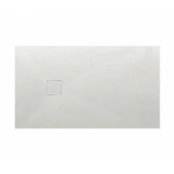 Forma Cover Piatto doccia effetto pietra bianco cm. 100 x 120 rettangolare con copri-piletta finitura pietra 5FRT1N0_00001 - ...