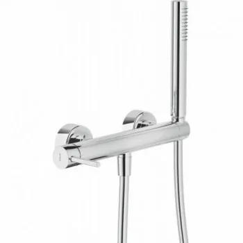 Acquerelli Miscelatore rubinetto monocomando esterno doccia+DUPLEX CR AQ93130/1CR - Gruppi per docce