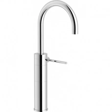 PLUS Miscelatore rubinetto monocomando lavabo ALTO S/SCARICO CR PL00178CR