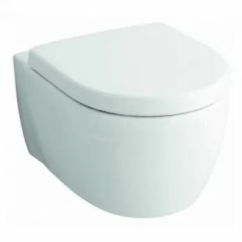 Fast wc vaso sospeso RIMFREE completo di sedile, bianco 78355000 - Vasi WC
