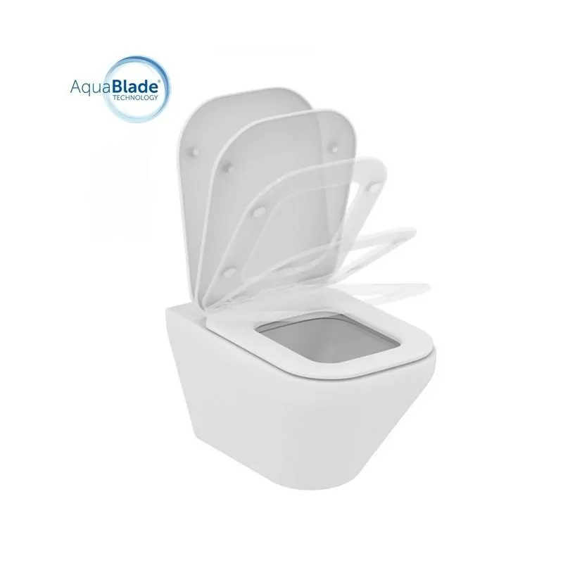 TONIC II wc sospeso + Aquablade + sedile slim a chiusura rallentata bianco europa K316701 - Vasi WC