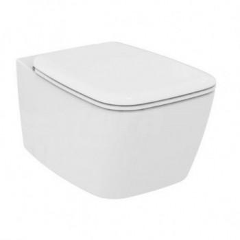 21 wc vaso sospeso con sedile slim senza chiusura rallentata, bianco T319801 - Vasi WC