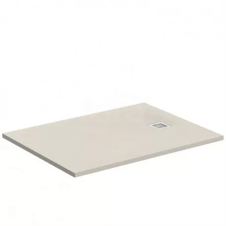 ULTRA FLAT S piatto doccia rettangolare ultrasottile Ideal Solid 120 x 90 cm, finitura opaca effetto pietra, sabbia K8230FT