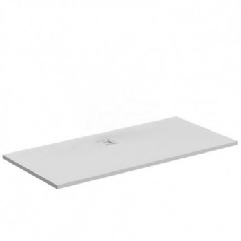ULTRA FLAT S piatto doccia rettangolare ultrasottile Ideal Solid 170 x 80 cm, finitura opaca effetto pietra, bianco K8284FR -...
