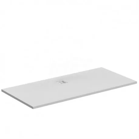 ULTRA FLAT S piatto doccia rettangolare ultrasottile Ideal Solid 170 x 80 cm, finitura opaca effetto pietra, bianco K8284FR