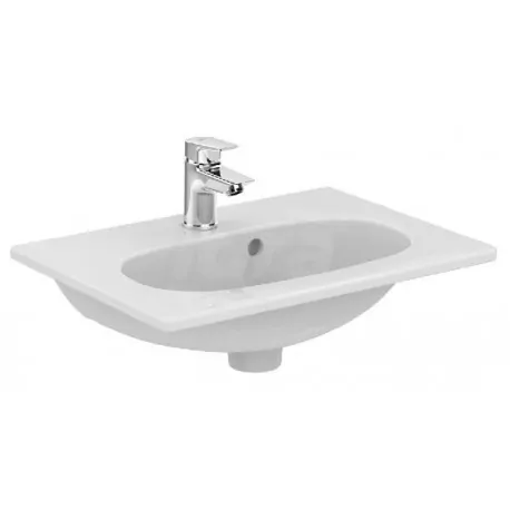 TESI lavabo TOP con foro 50x37,5 bianco europa T351101