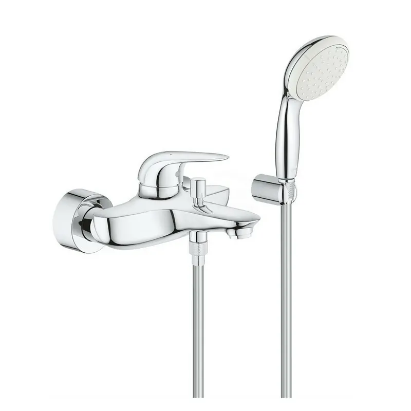 EUROSTYLE Miscelatore rubinetto monocomando per vasca/doccia finitura cromo 2372930A - Gruppi per vasche
