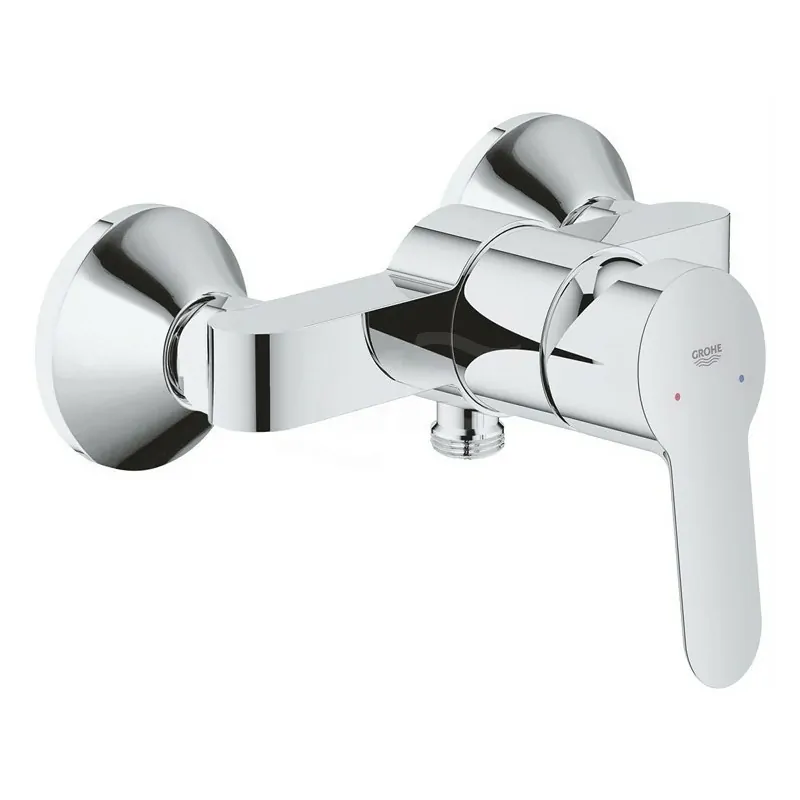 BAUEDGE Miscelatore rubinetto monocomando per doccia finitura cromo 23333000 - Gruppi per docce
