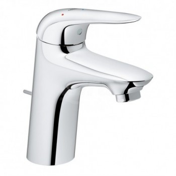 Eurostyle New Miscelatore rubinetto monocomando per lavabo, Taglia S, finitura cromo 23709003 - Per lavabi