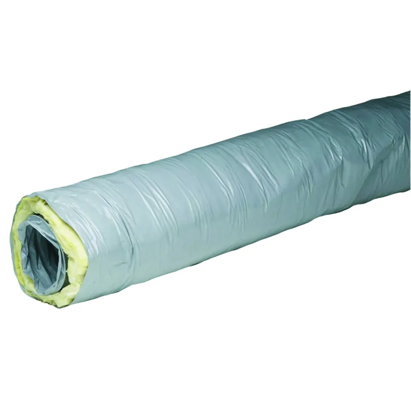 Tubo flessibile in PVC doppia parete Condotto isolante per impianti di ventilazione, condizionamento e riscaldamento. PVC dop...
