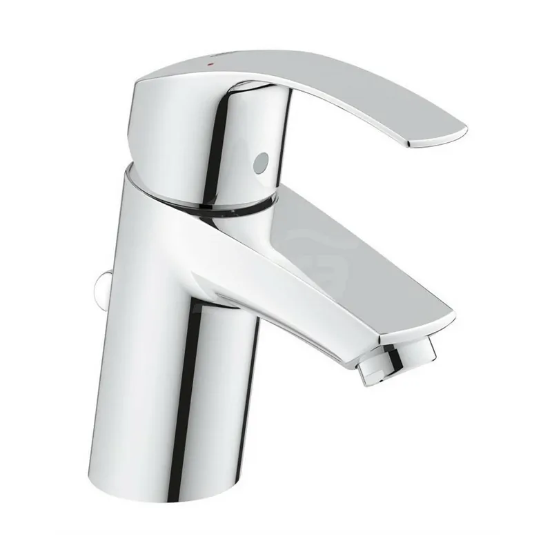Eurosmart new rubinetto per lavabo con scarico a saltarello, bocca normale, GROHE SilkMove ES, GROHE EcoJoy 32926002 - Rubine...