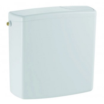 Geberit AP140 cassetta di risciacquo esterna a due quantità colore bianco (installazione alta) senza curva risciacquo 140.302.11.1