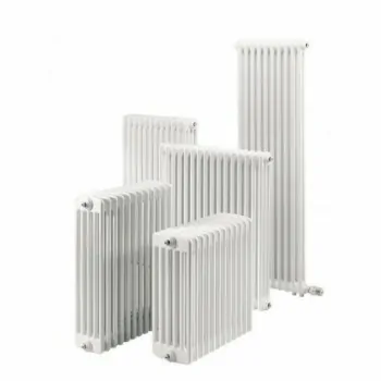 Radiatore tubolare multicolonna bianco con tappi 5/1800 11 elementi 5 colonne 0Q0051800110000 - Rad. tubolari in acc. 5 colonne