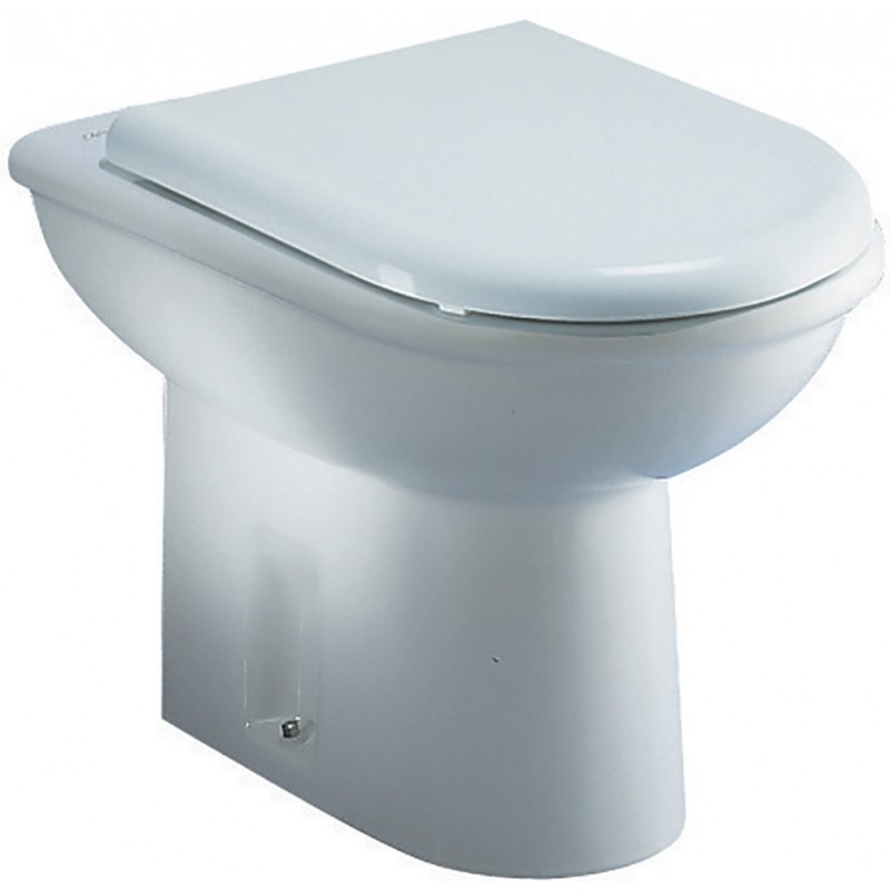 DOLOMITE Clodia J254600 Vaso a terra con sedile finitura bianco europa J254600 - Vasi WC