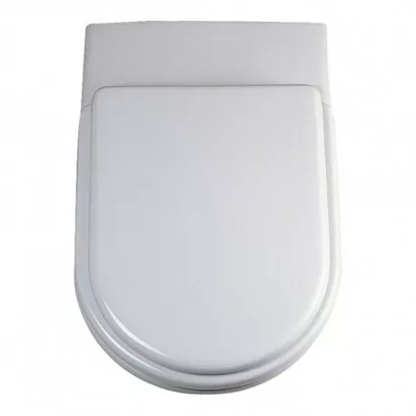 ESEDRA sedile termoindurente bianco europa con cerniere inox T627701