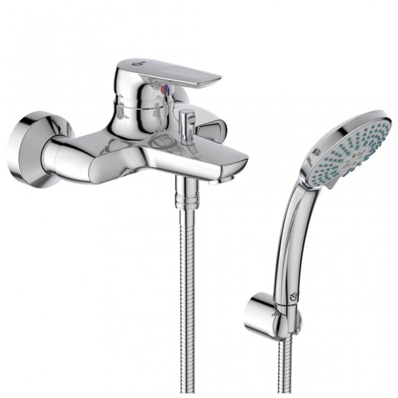 CERAMIX BLU Miscelatore rubinetto monocomando esterno vasca / doccia cromato B9491AA - Gruppi per vasche
