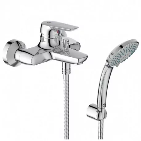 CERAMIX BLU Miscelatore rubinetto monocomando esterno vasca / doccia cromato B9491AA