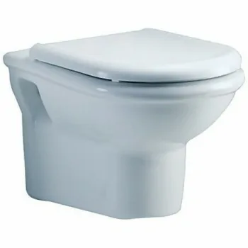 CLODIA wc sospeso con sedile 57x36 bianco J254700 - Vasi WC