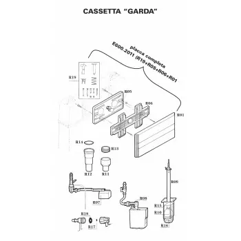 PLACCA "GARDA" COMPLETA E6002011 - Accessori