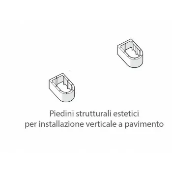 Zxz Zoccoli Fcz, Coppia piedini estetici e strutturali per ventilconvettore ZXZ - Accessori